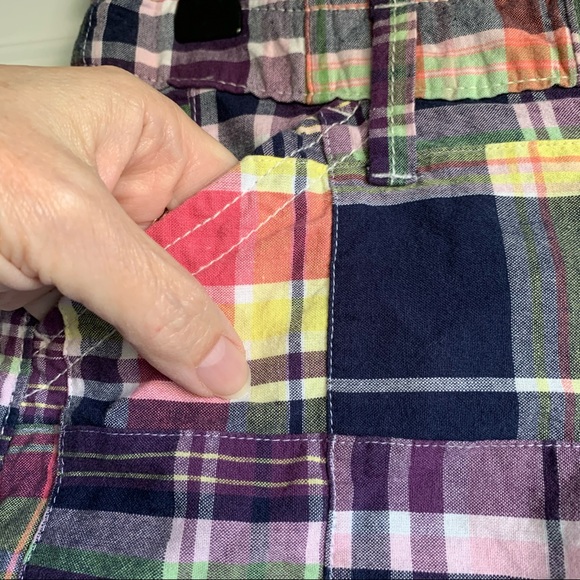 •Old Navy• Girl’s Plaid Madras Mini Skirt-Size 16 - Picture 5 of 10